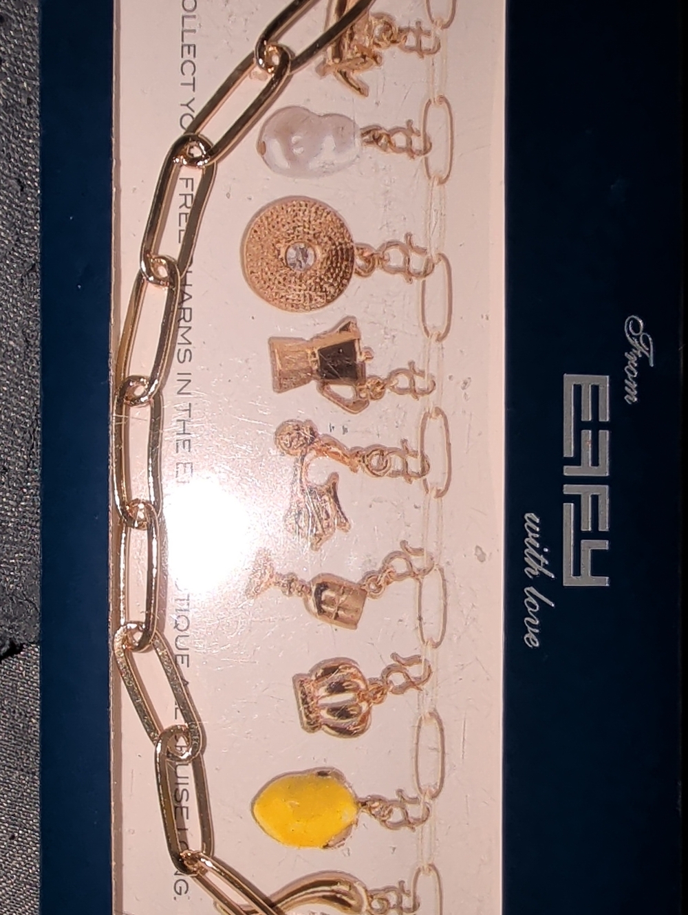 EFFY LARGE LINK Gold Bracelet (You May Add Charms) Xrre